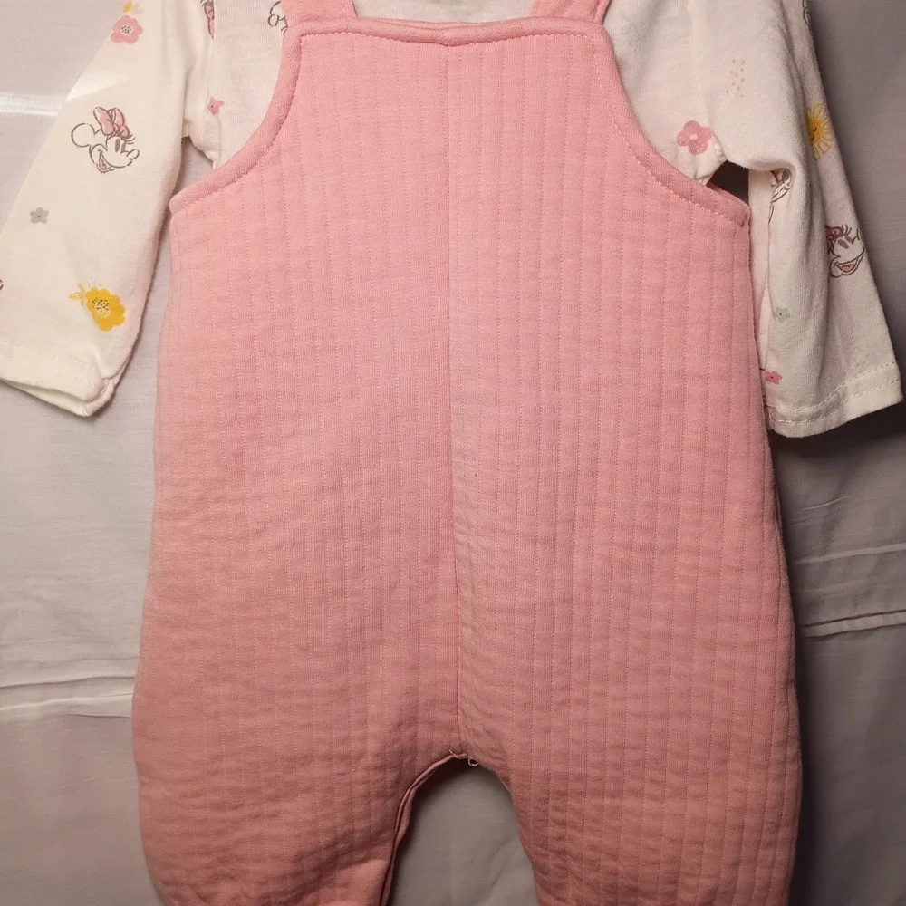 Disney Pink Minnie Mouse Overalls for Kids